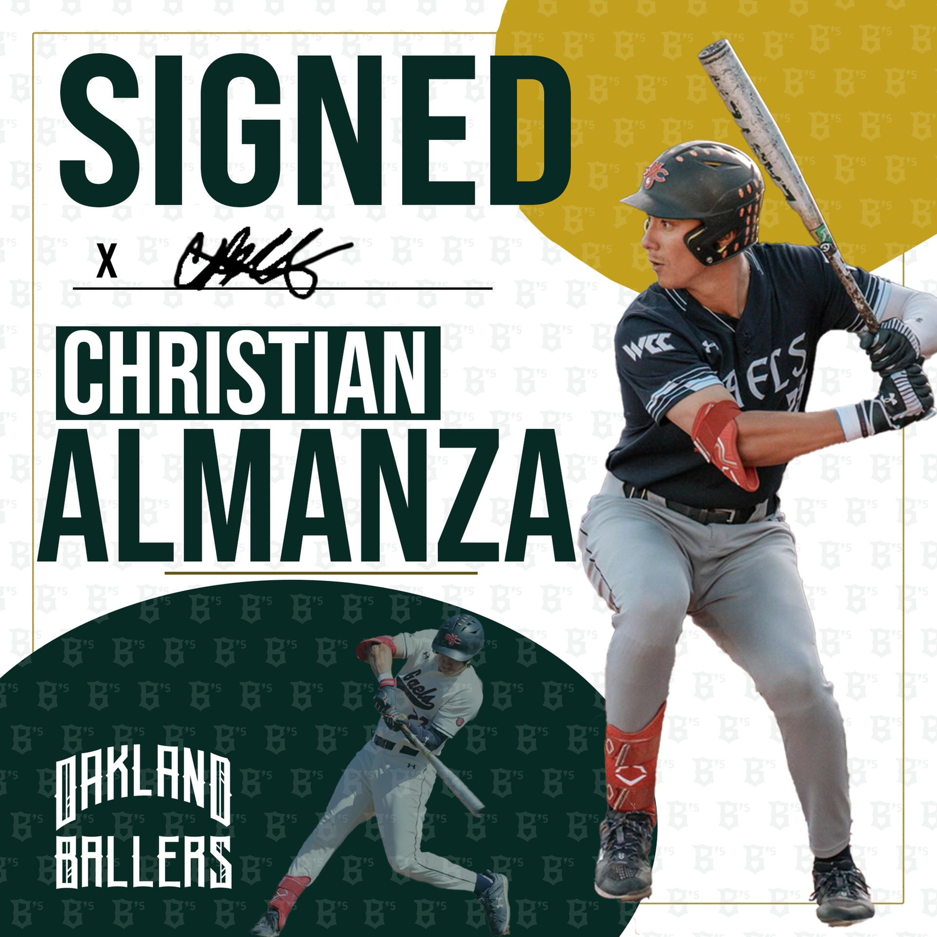 Oakland Signs 1B Christian Almanza