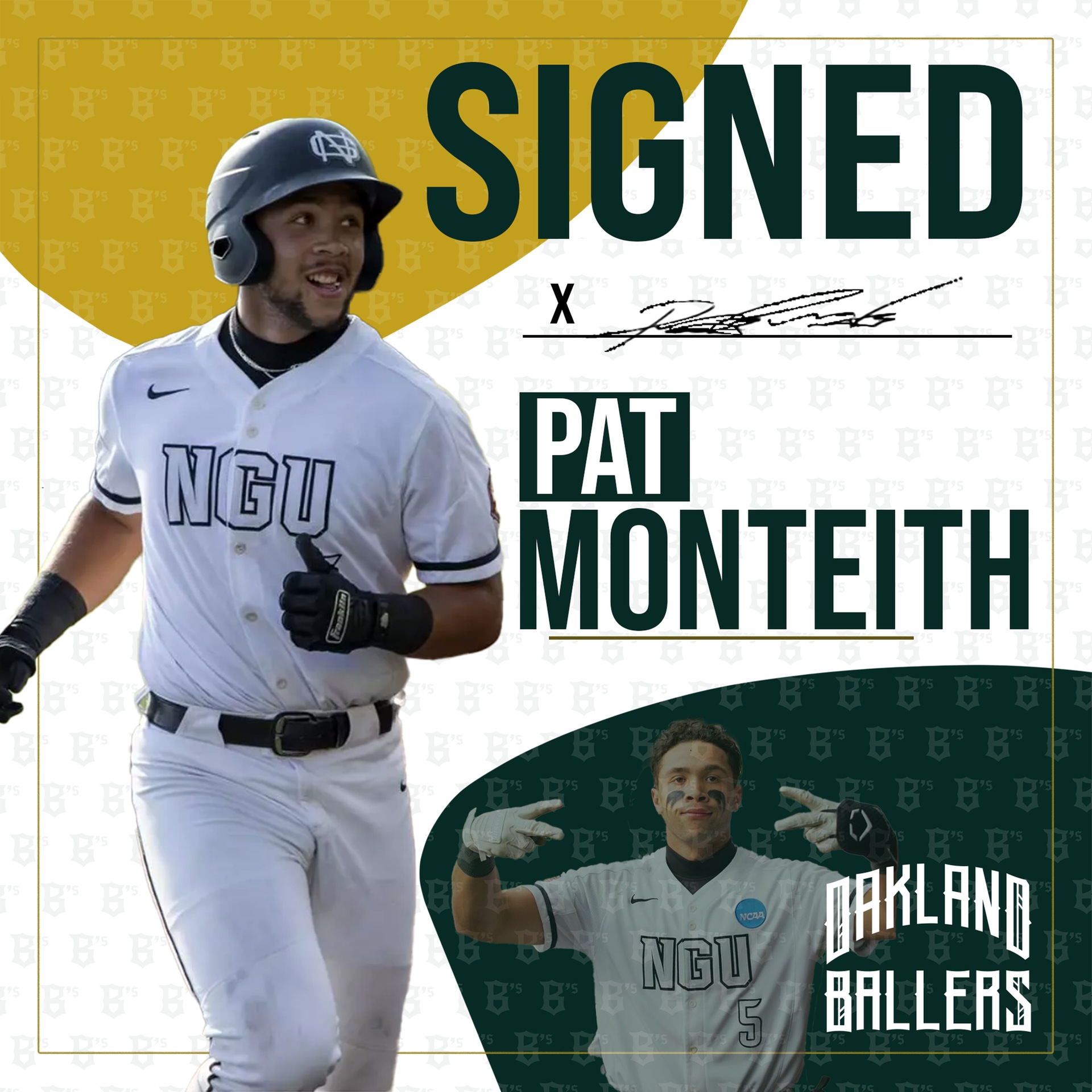 Oakland Signs UTIL Pat Monteith